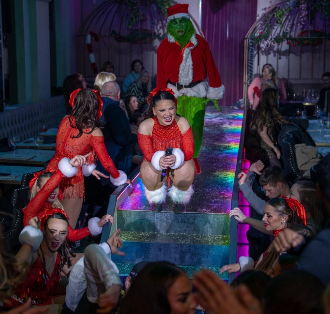 Show night at Purple Peacock